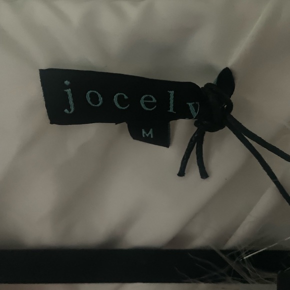 Jocelyn feather winter white cropped jacket NWT - Picture 5 of 9